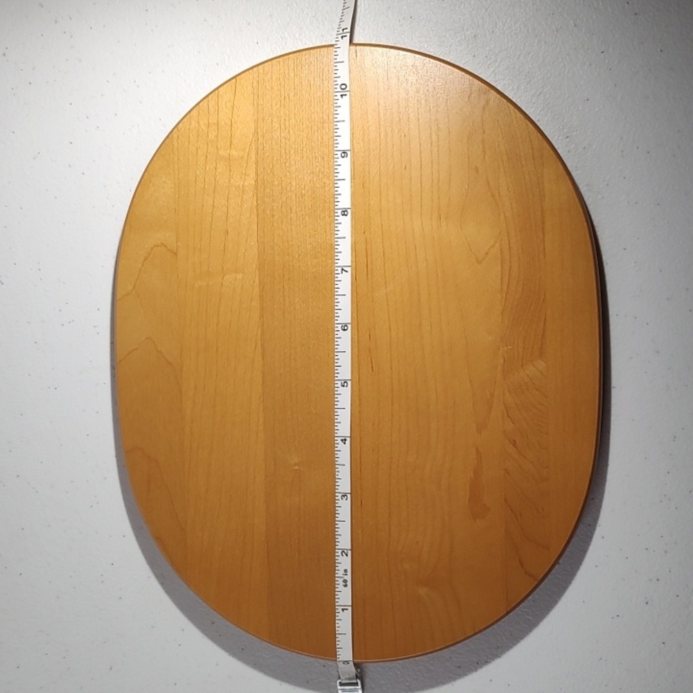 Longaberger Woodctafts Collector's Club Oval  Wood LID 10.75" Across